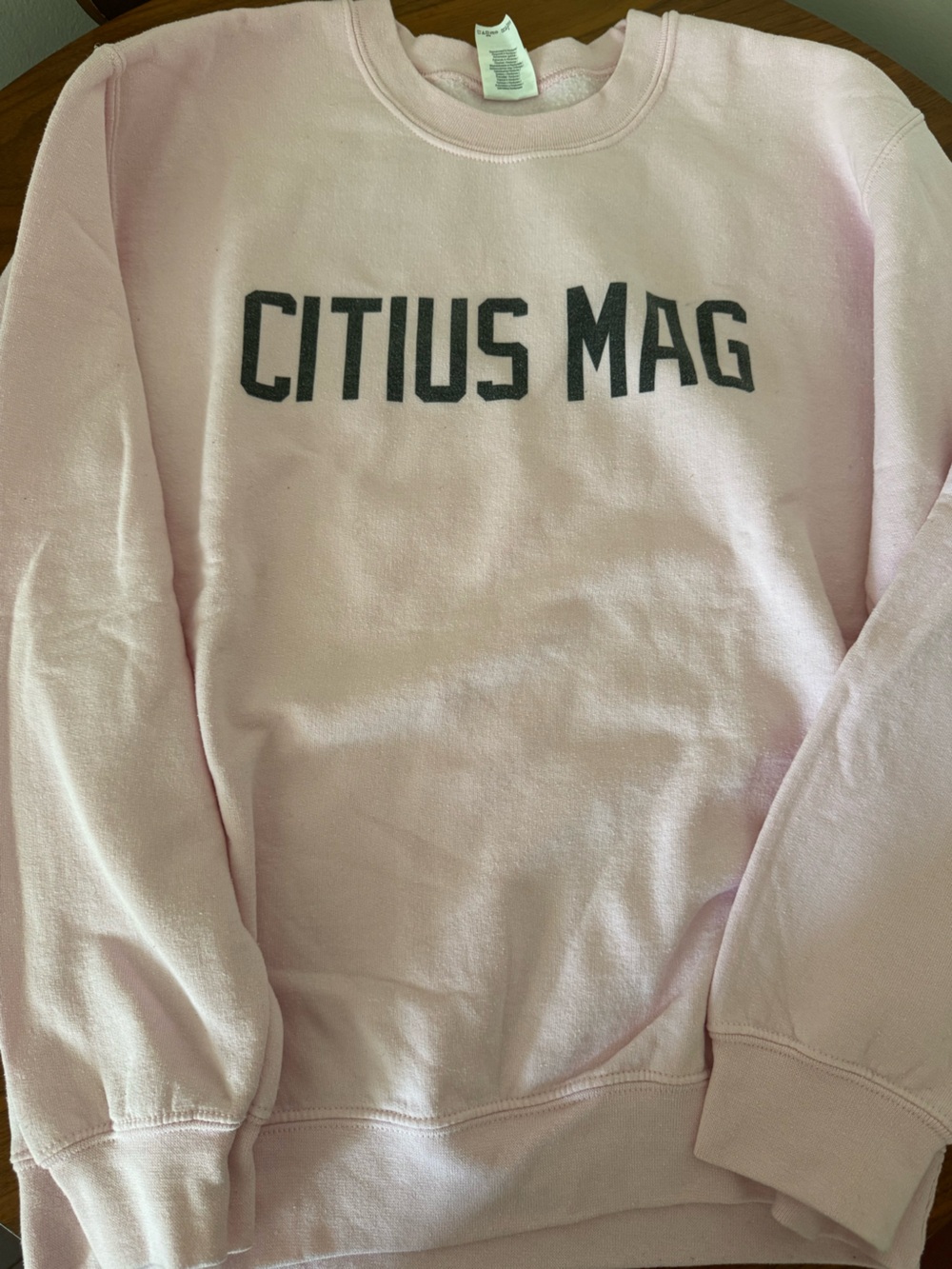Citius Mag Light Pink Crewneck Sweatshirt